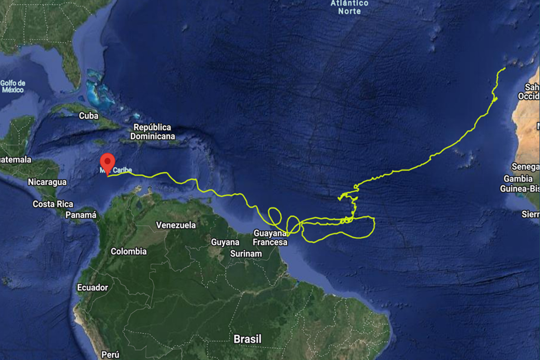 El bote educativo “El Hierro Mar Salitre y Lava” del IES Garoé, se adentra en el mar del Caribe