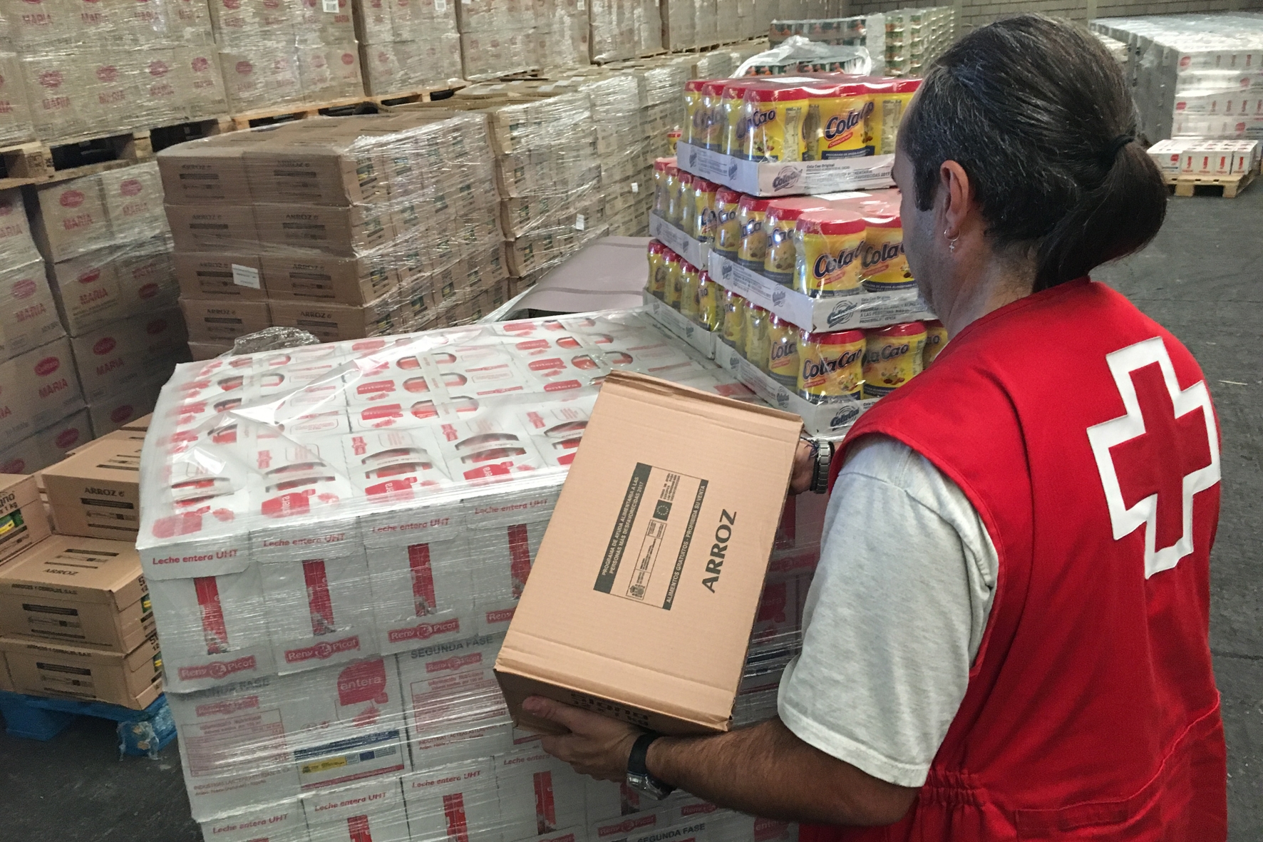 Cruz Roja distribuye en El Hierro 6.283 kilos de alimentos a 595 personas personas vulnerables