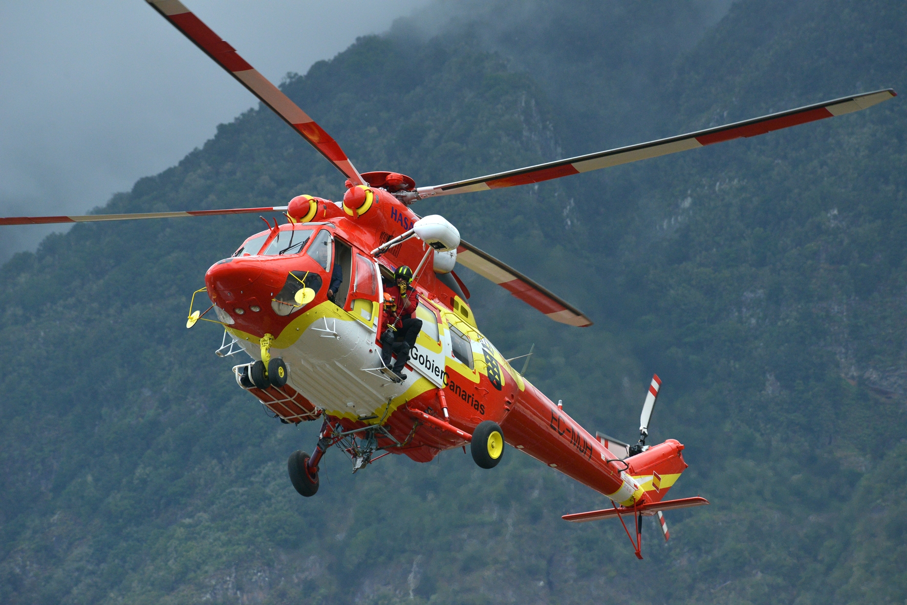 El Hierro contabiliza 45% de los transportes urgentes en helicóptero con destino La Candelaria