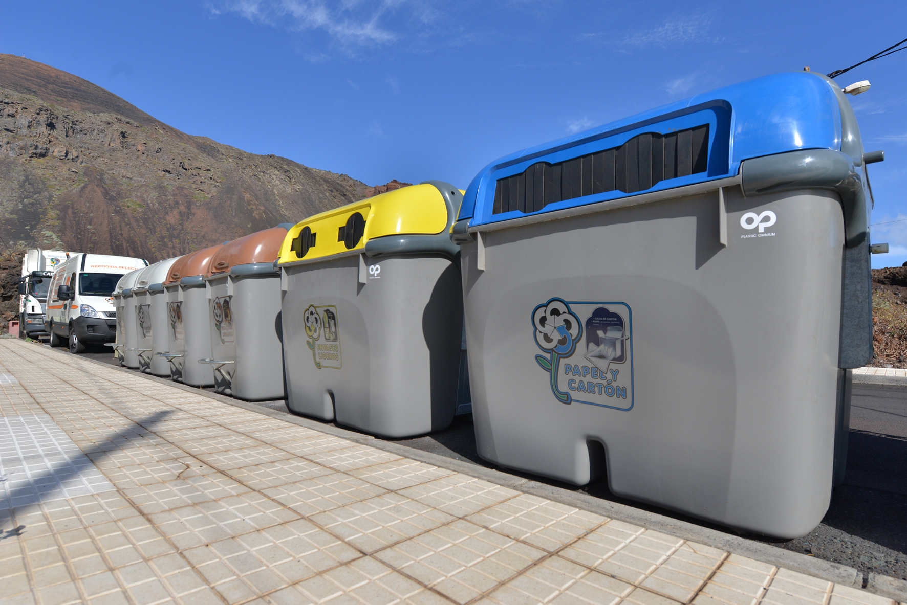 Los herreños reciclaron el 27% de los residuos generados en 2019, en torno a las 1.230 toneladas recicladas