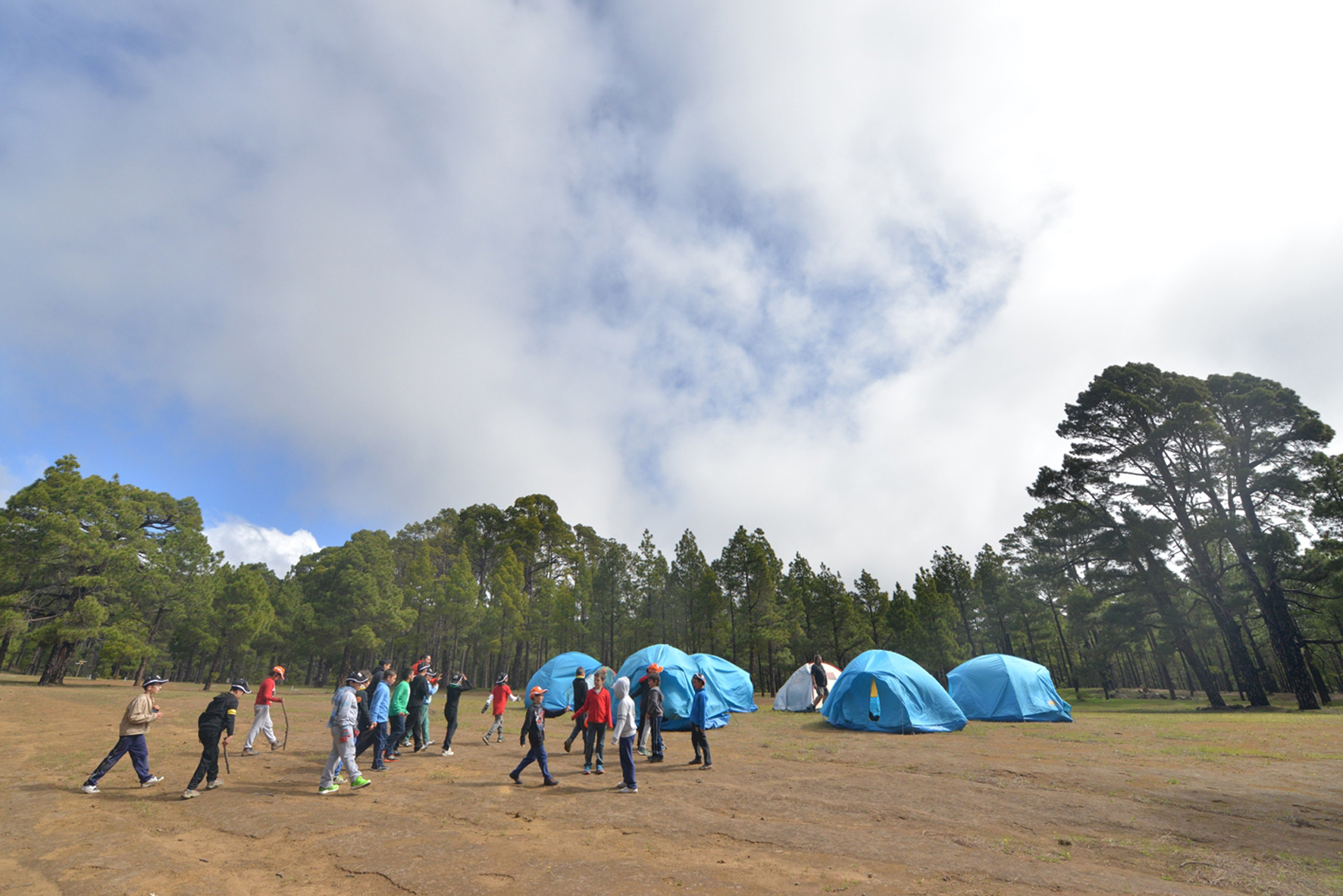 Niños de El Pinar participan este verano en un campamento de CaixaProinfancia en Tenerife
