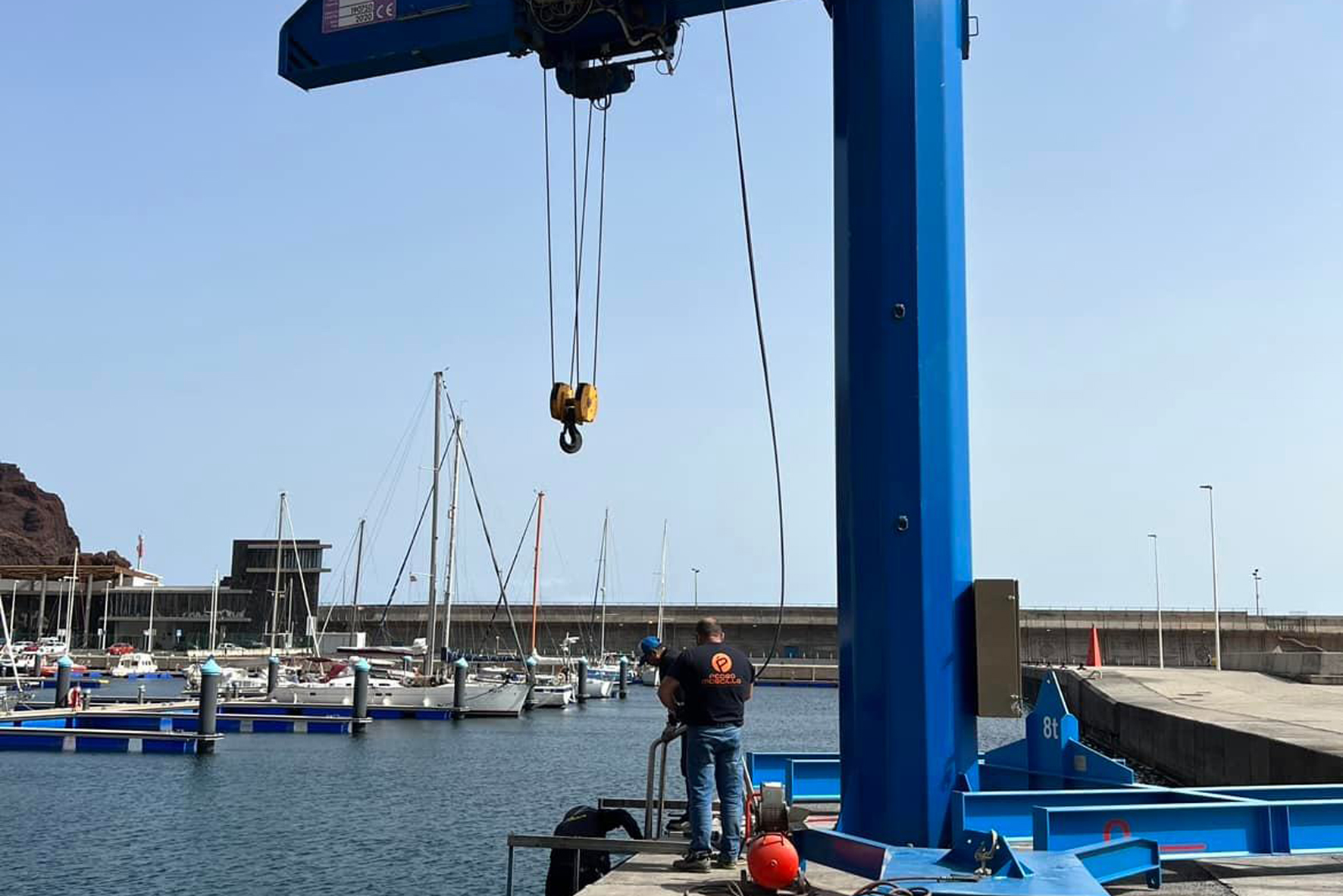 Medio Rural y Marino realiza mejoras en el Puerto de La Estaca destinadas a usuarios de embarcaciones recreativas y pescadores profesionales