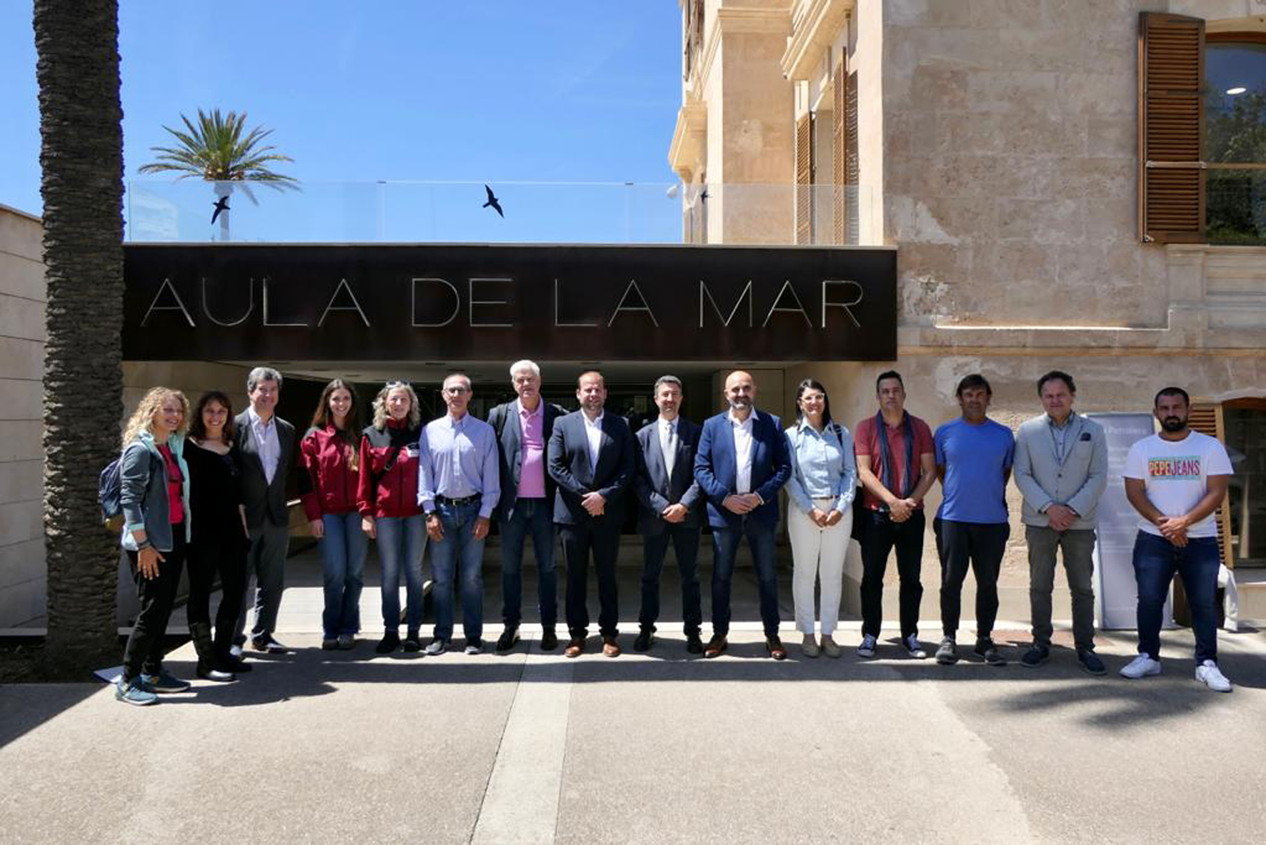 Una delegación de El Hierro visita el Parque Marítimo-Terrestre de Cabrera en Mallorca