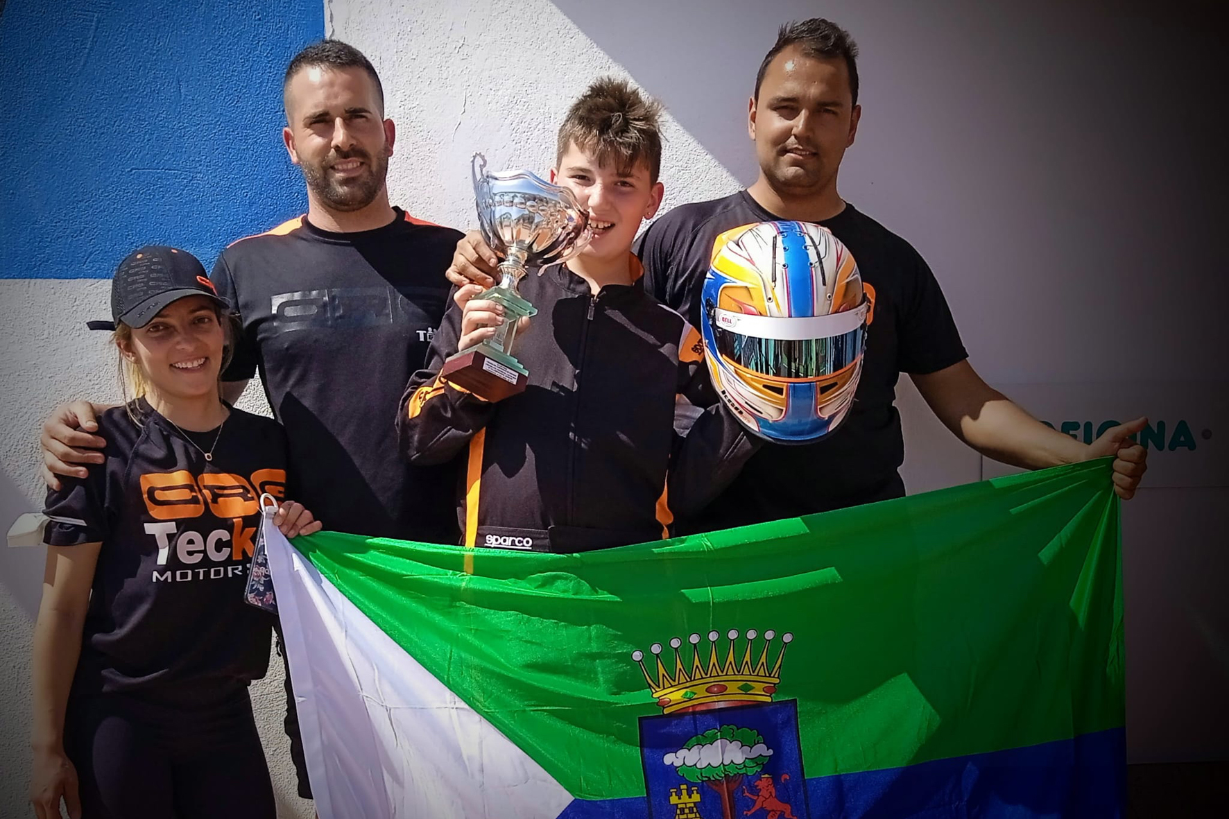 El piloto herreño Aimar Fariña segundo puesto del Campeonato de Canarias de Karting Junior