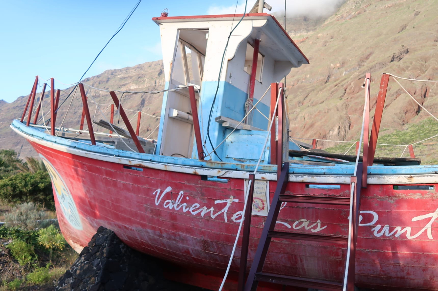 AHI-CC reclama al Ayuntamiento de La Frontera que restaure el barco “Valiente Las Puntas”
