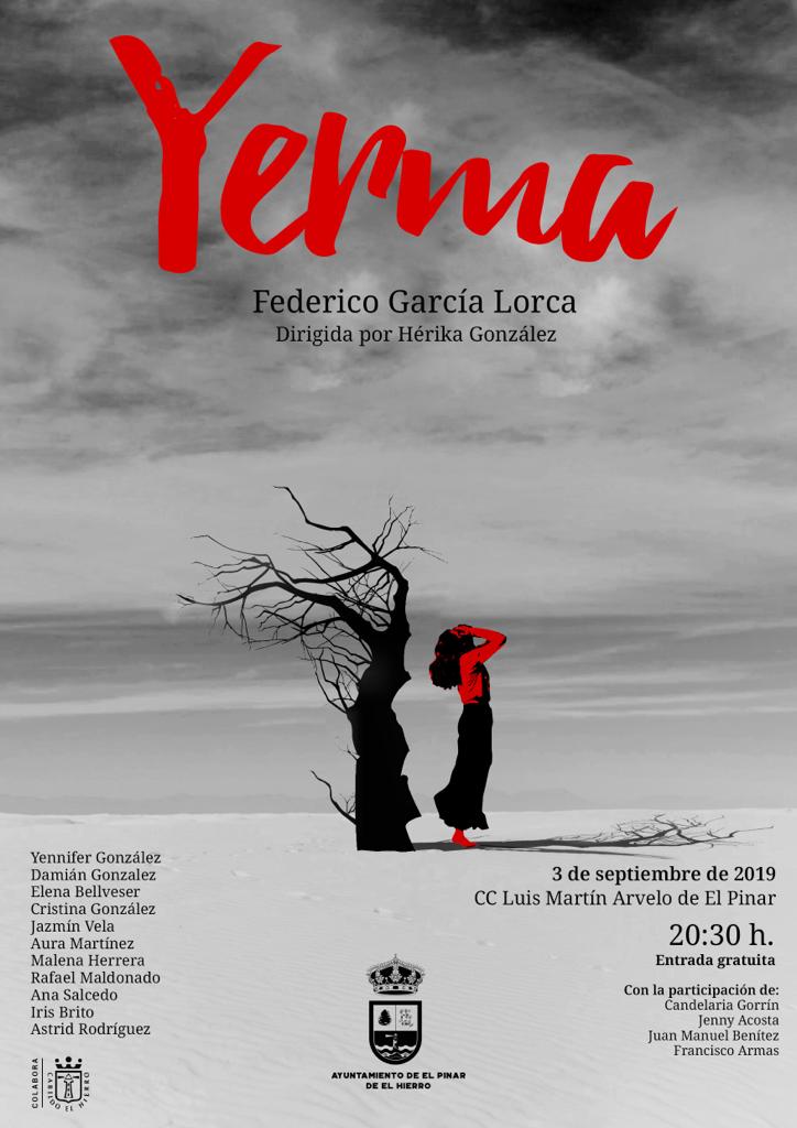 El Centro Cultural Luis Martín Arvelo acoge la representación de la obra de teatro ‘Yerma’