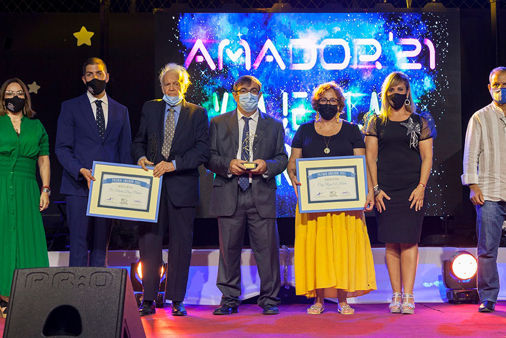 La asociación Amador entrega sus “Premios Amador 2021” en una gala que viajó hasta las estrellas