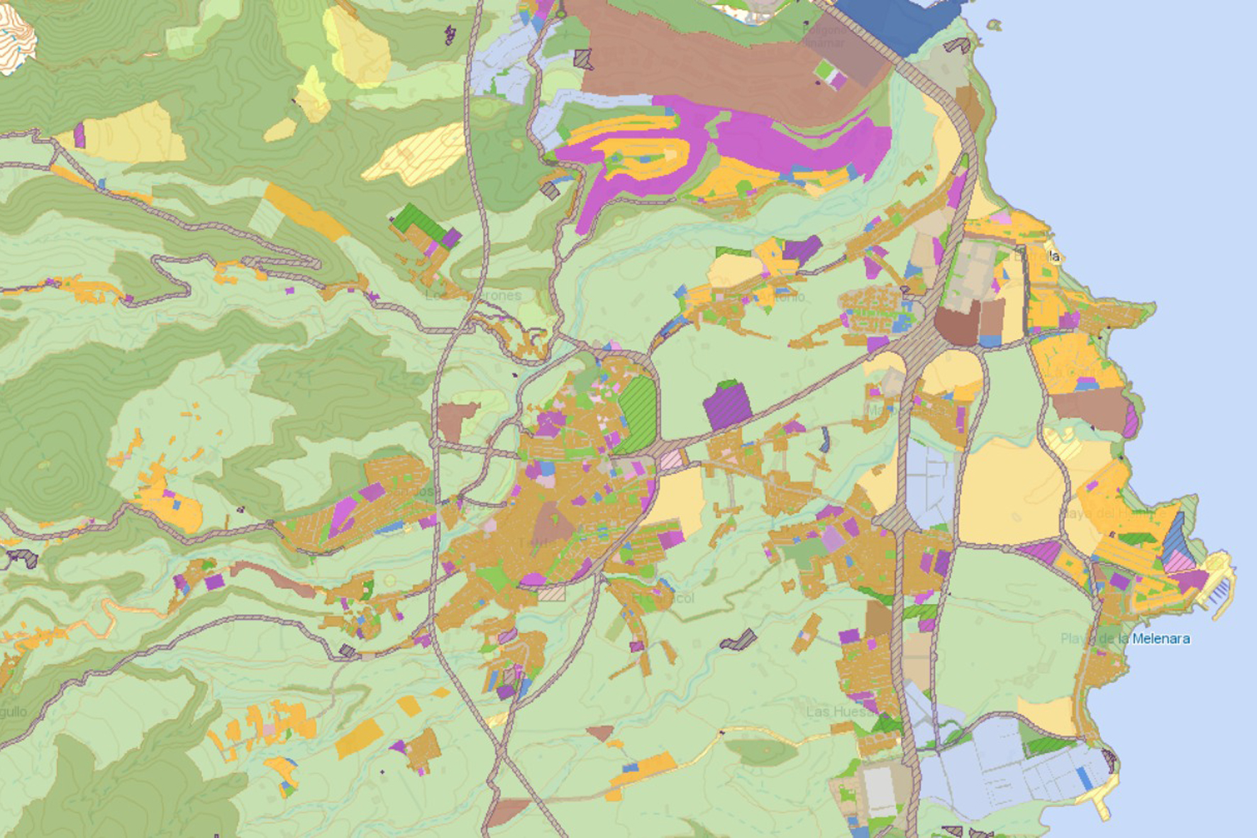 GRAFCAN actualiza la base de datos geográfica de planeamiento en Canarias he incorpora los suelos rústicos de la isla de El Hierro