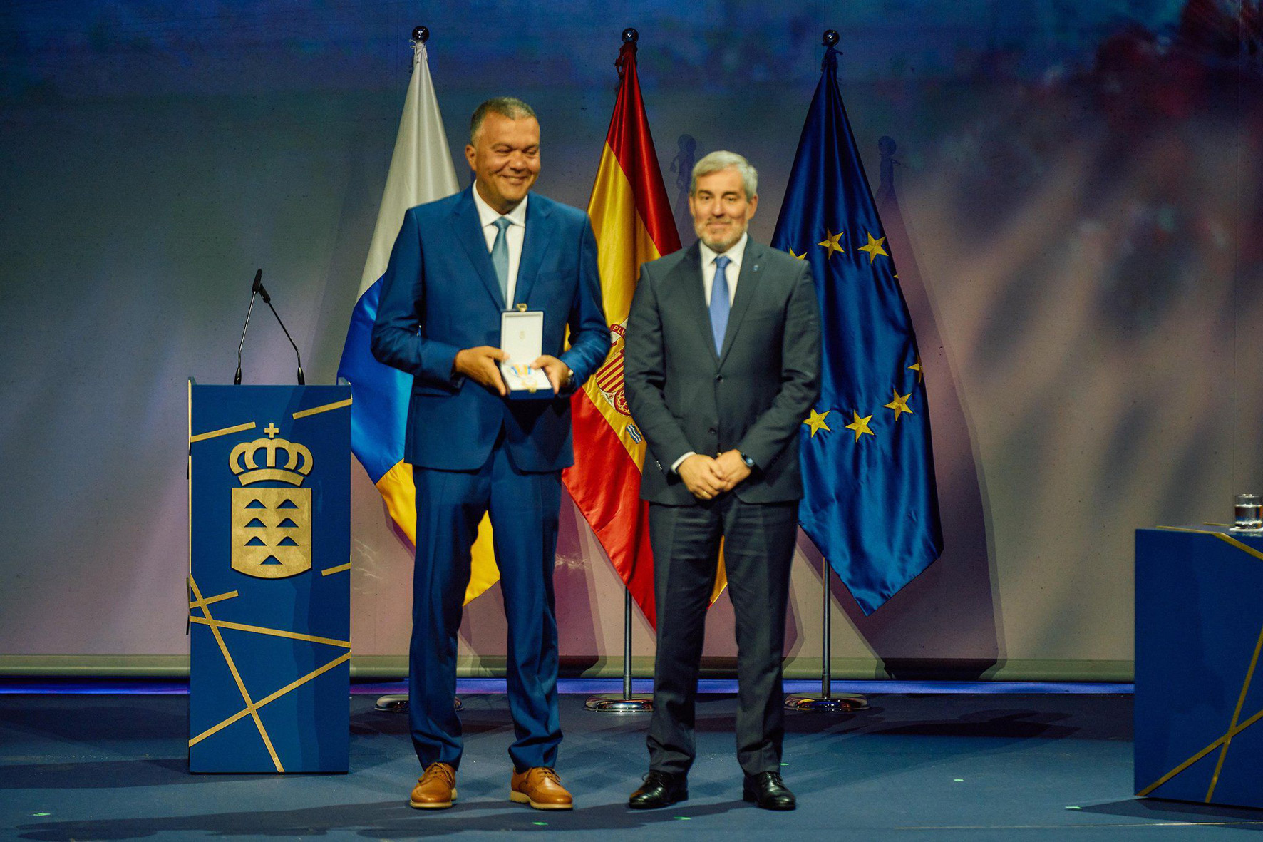 La Asociación de Protección Civil “Valle del Golfo” recibe la Medalla de Oro de Canarias 2024