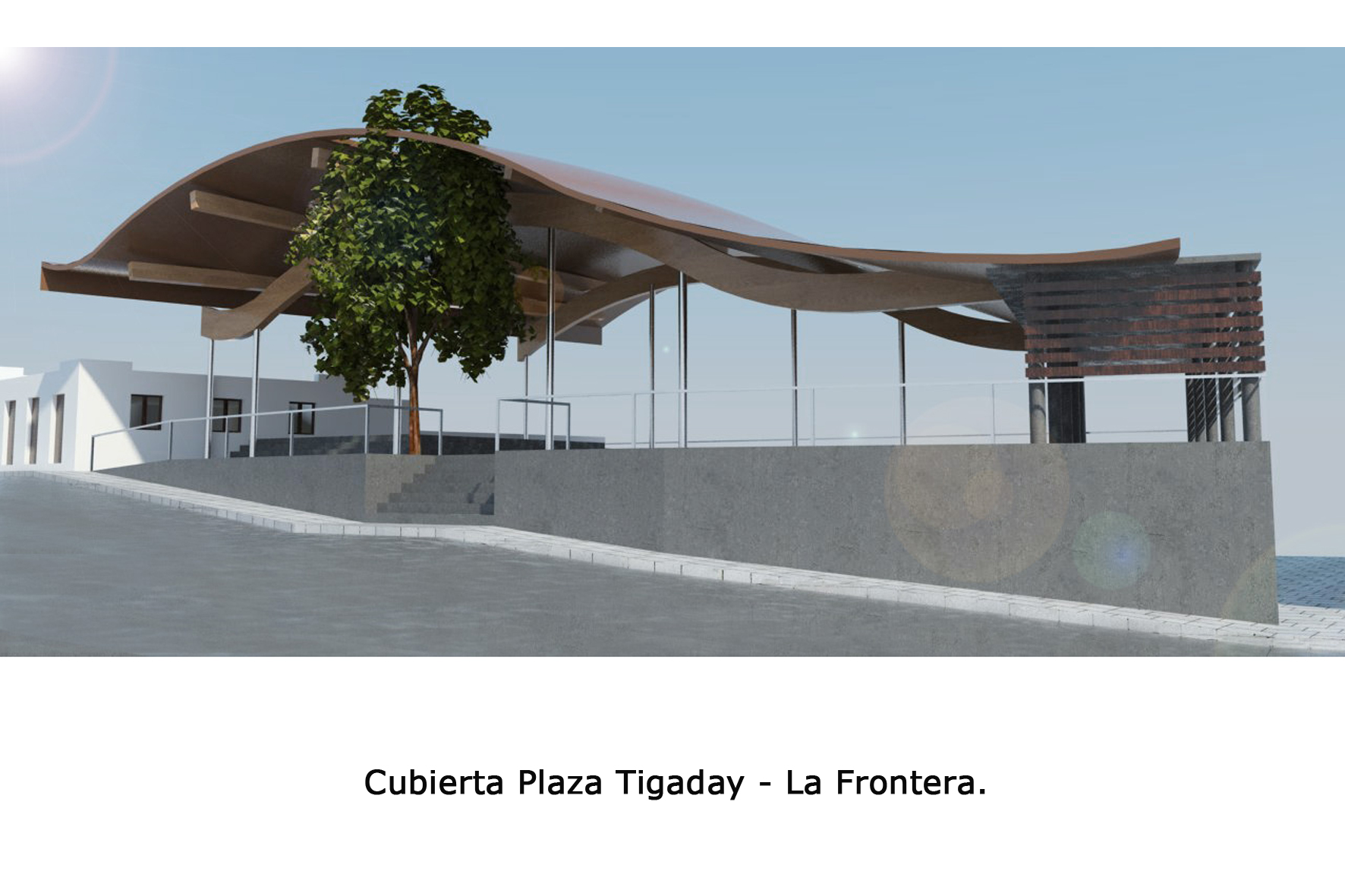 AHI pide que se instale una cubierta lateral en la Plaza de Tigaday