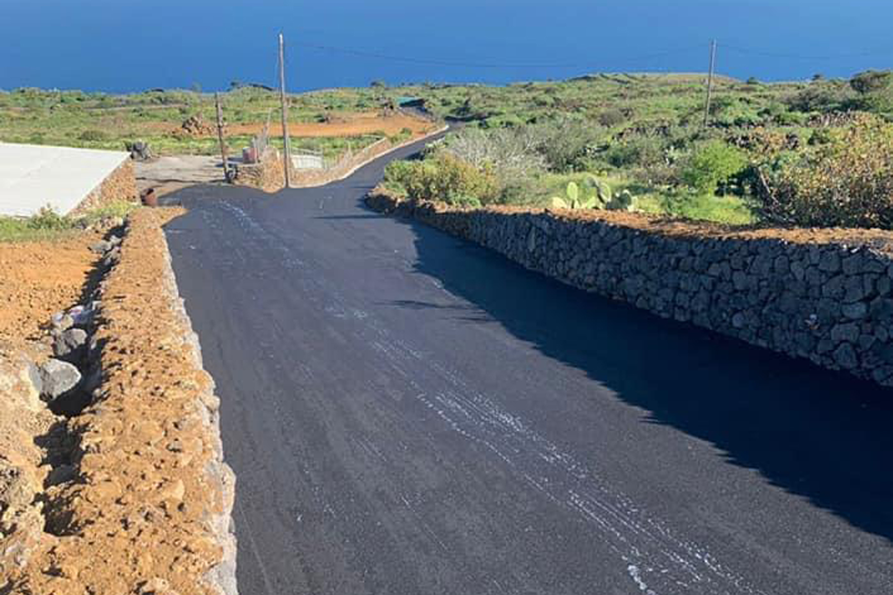 El Cabildo finaliza las obras de acondicionamiento de la pista agrícola “Campos Viejos” en El Pinar