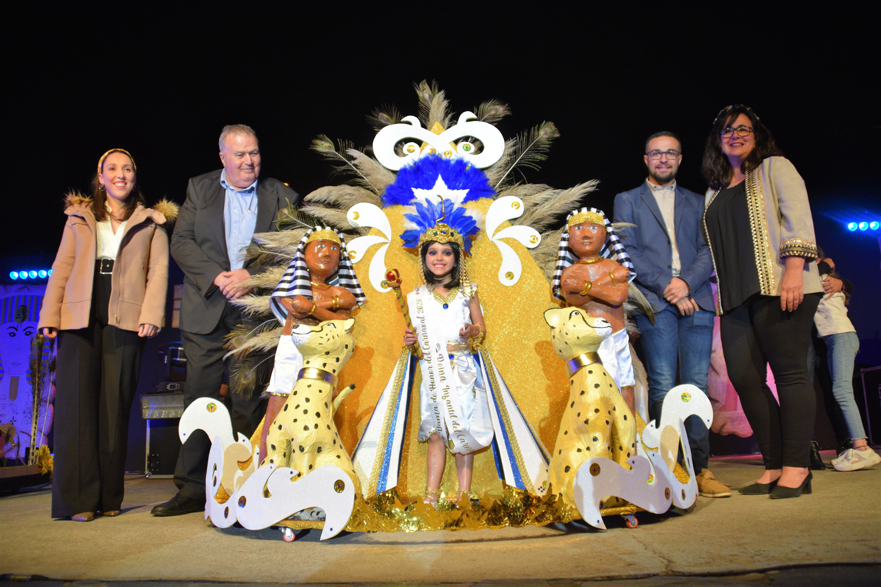 Clory Padrón, Reina Infantil del Carnaval de La Frontera 2020