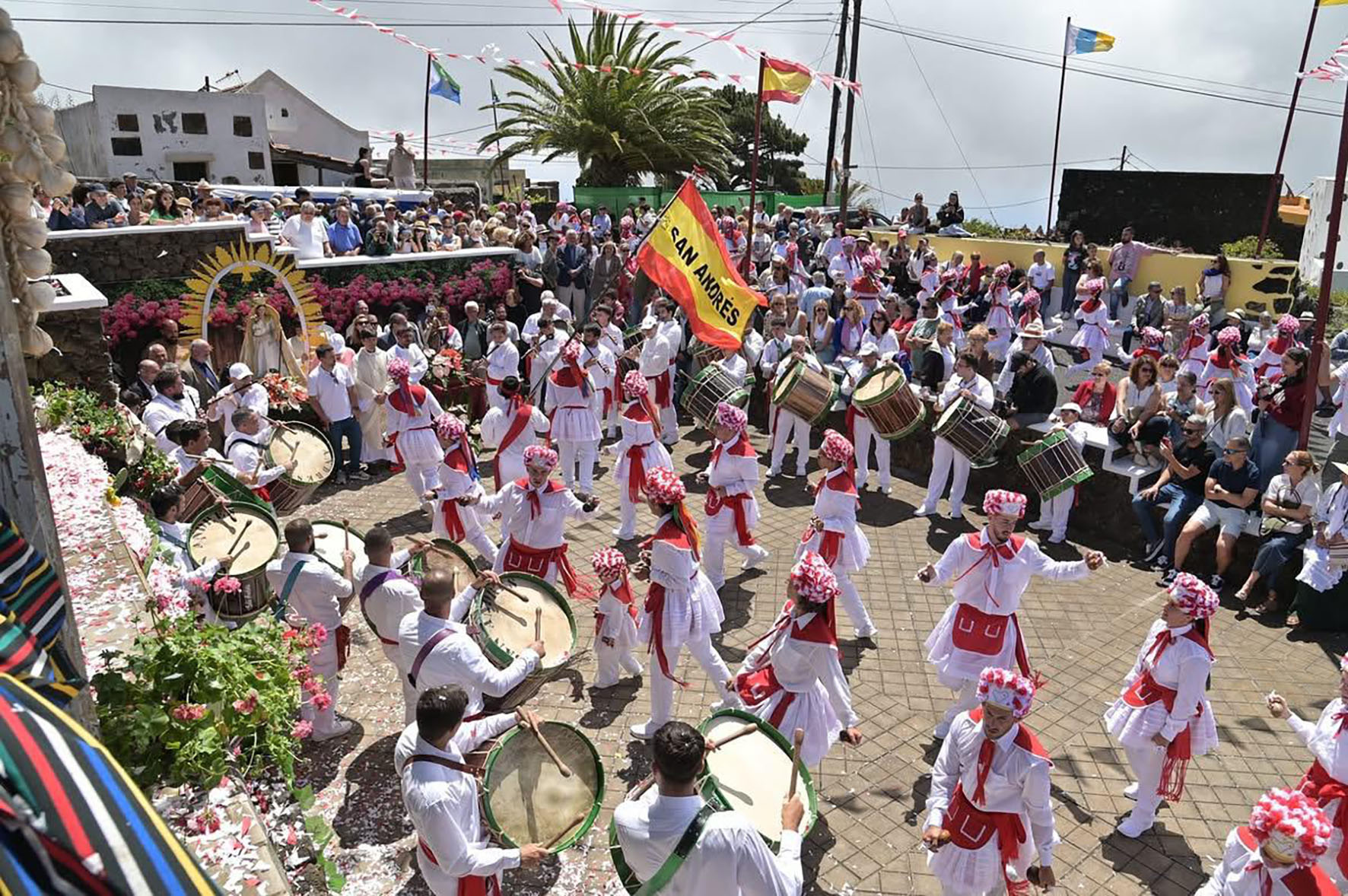 San Andrés celebra su fiesta a la la Virgen de Los Reyes