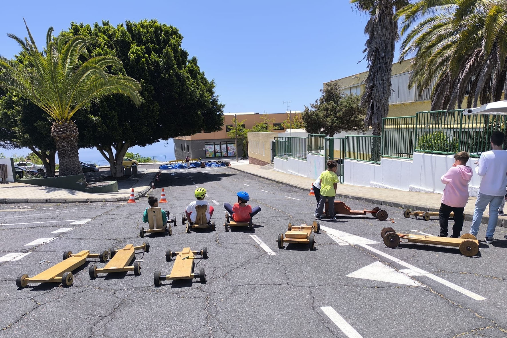 El CEIP Taibique acoge una jornada de juegos tradicionales para celebrar el Día de Canarias