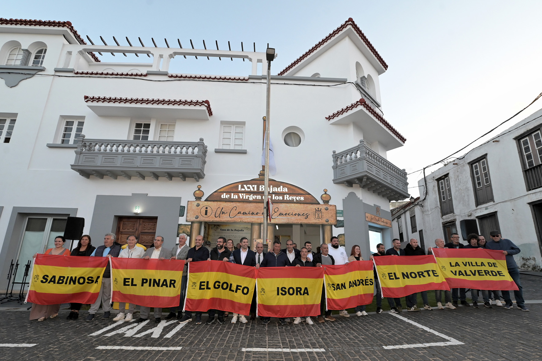 El Cabildo inaugura la Oficina Insular de LXXI La Bajada de la Virgen de los Reyes