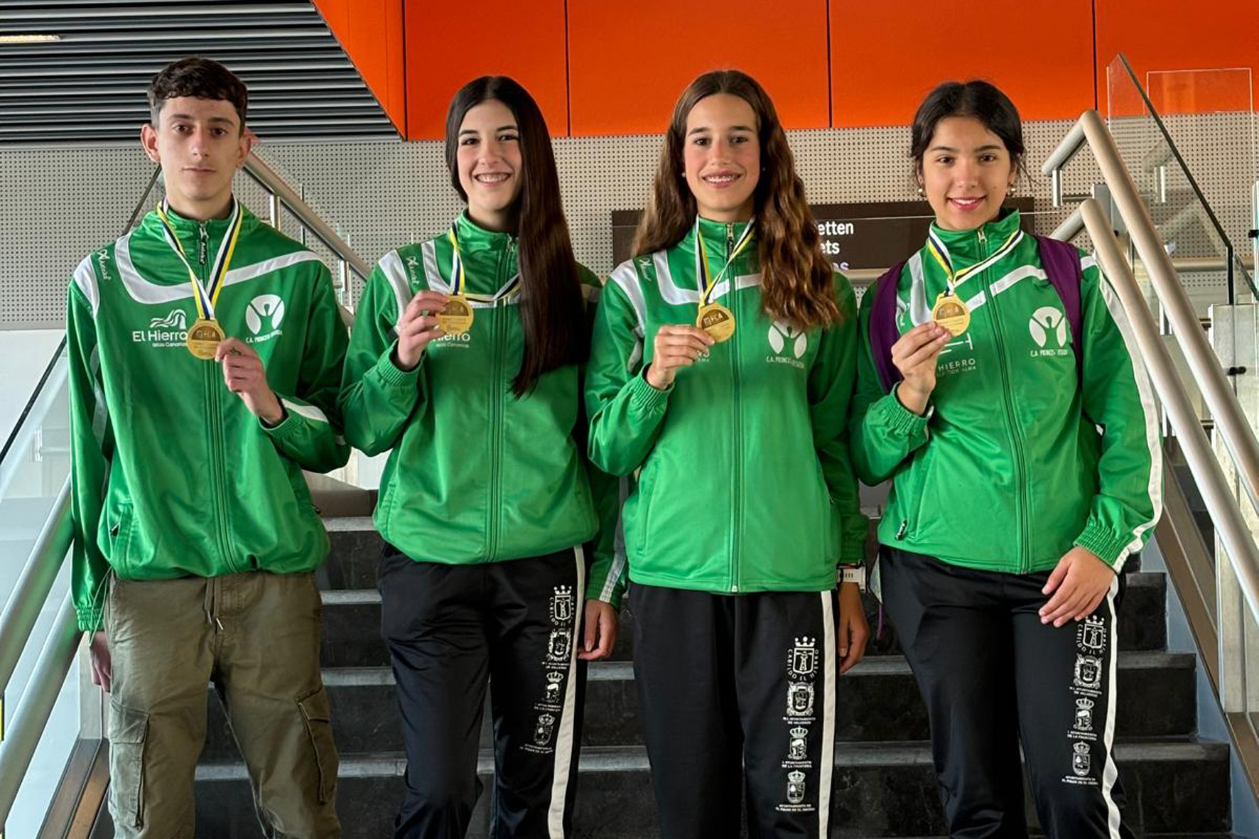 Los deportistas del Club Atlético Princesa Teseida logran 4 medallas en el Campeonato de Canarias de Invierno