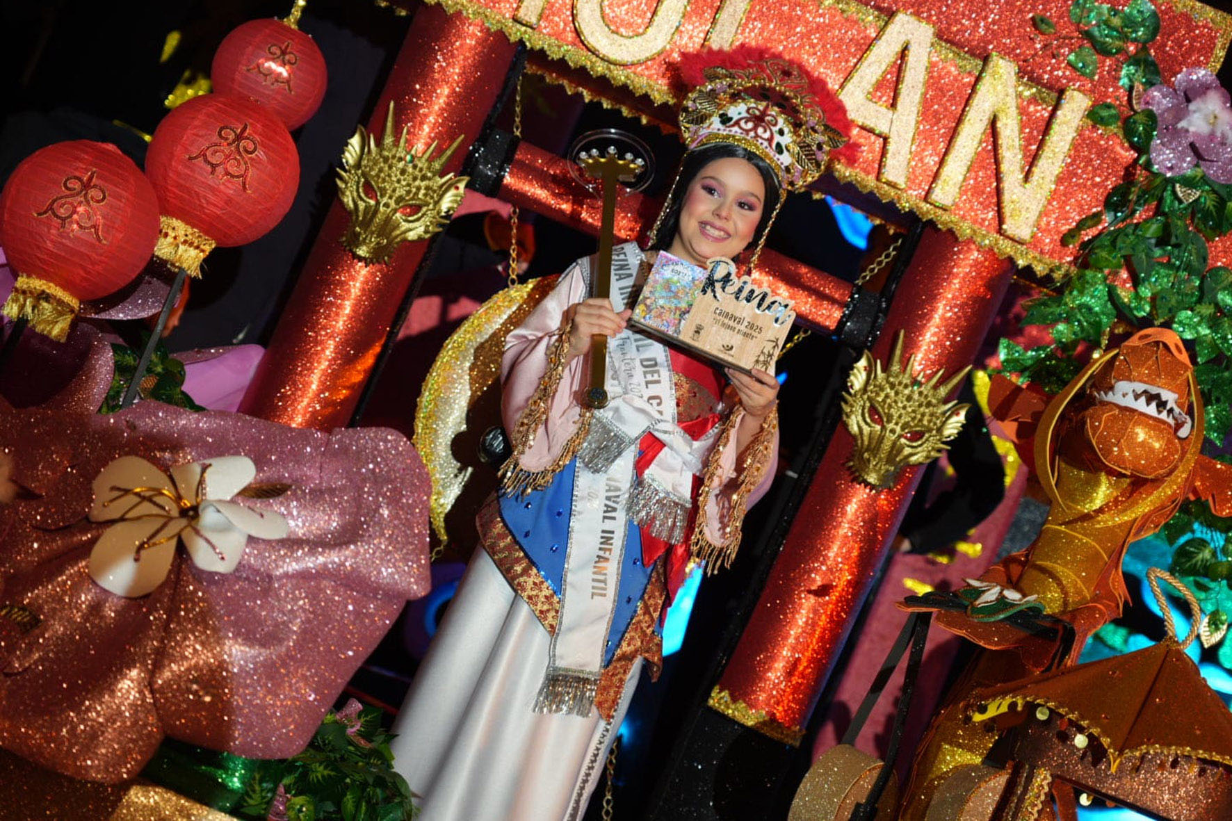 Claudia Rodríguez Padrón, Reina Infantil del Carnaval de La Frontera 2025