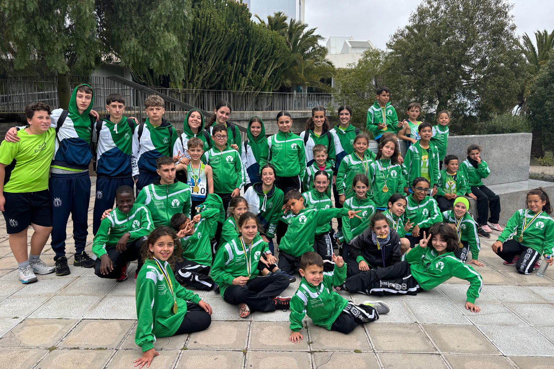 El Club Atlético Princesa Teseida logra un segundo puesto por equipos, en los Campeonatos de Canarias de Campo a Través