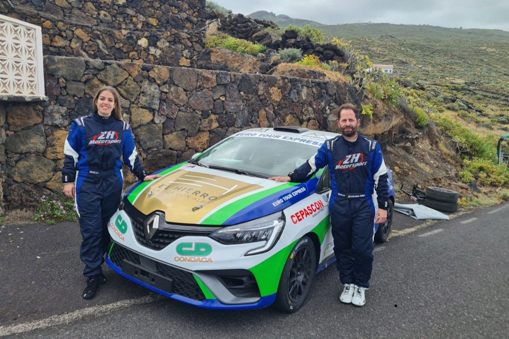 Los pilotos herreños Zósimo Hernández y Maite Gutiérrez participarán en el Campeonato del Mundo de Rallyes
