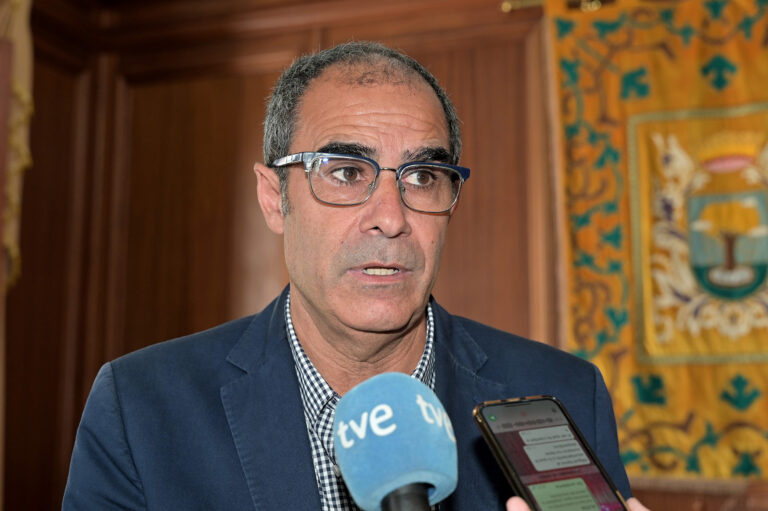 Brito pide avanzar en la reanudación del servicio de Naviera Armas para reforzar la competitividad del transporte marítimo insular