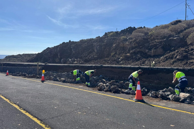 Se inician las obras de repavimentación de la carretera HI-3 Aeropuerto-Tejeleita