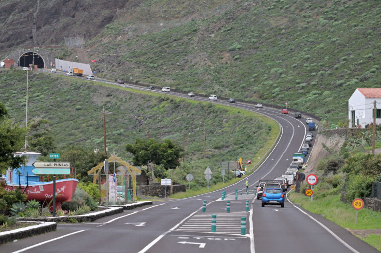 El Cabildo informa del cierre temporal del túnel de Pie de Bascos y de la reapertura total del túnel de Los Roquillos