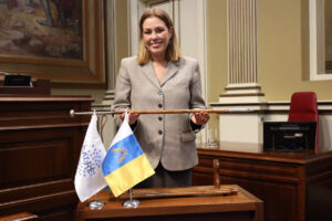 Astrid Pérez es reelegida presidenta de la CALRE, situando a Canarias en el centro del parlamentarismo regional europeo