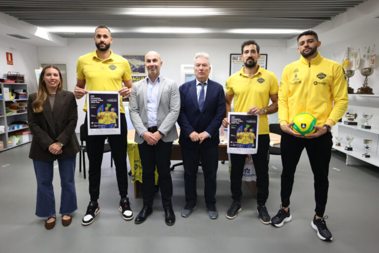 HiperDino apoya al Club Voleibol Guaguas ante su partido decisivo de la Champions League