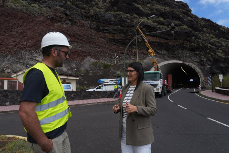 El Cabildo mejora la eficiencia energética en el túnel de Timijiraque con la instalación de una planta fotovoltaica y del alumbrado por tecnología LED