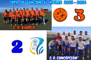 7ª Jornada Copa Delegación El Hierro 2025-2026 “Felicísimo Lozano Herrero” – C.D. Barrio 3 – C.D. Concepción 2