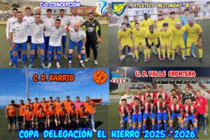 10ª Jornada Copa Delegación El Hierro 2025-2026 “Felicísimo Lozano Herrero” – C.D. Barrio 01 – U.D. Valle Frontera 0 / C.D. Concepción 3 – Atlético Restinga-B 5