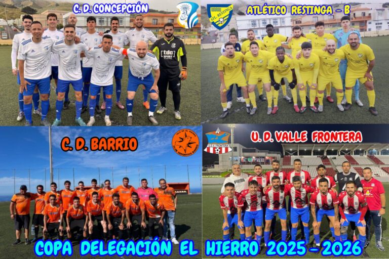 10ª Jornada Copa Delegación El Hierro 2025-2026 “Felicísimo Lozano Herrero” – C.D. Barrio 01 – U.D. Valle Frontera 0 / C.D. Concepción 3 – Atlético Restinga-B 5