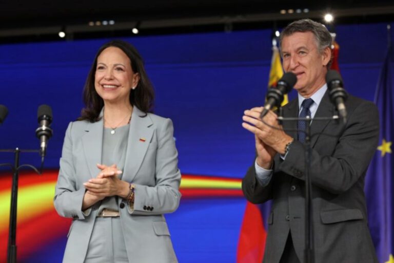 Crónicas pretéritas: Gira europea de María Corina Machado