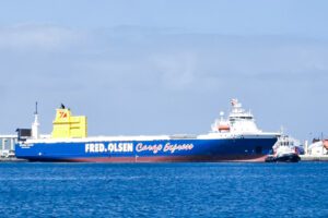 Fred. Olsen Express supera el millón de toneladas de mercancías transportadas en dos años en su servicio de carga