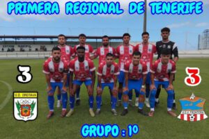 Primera División Regional Interinsular de Tenerife: U.D. Orotava  3 – 3 U.D. Valle Frontera 